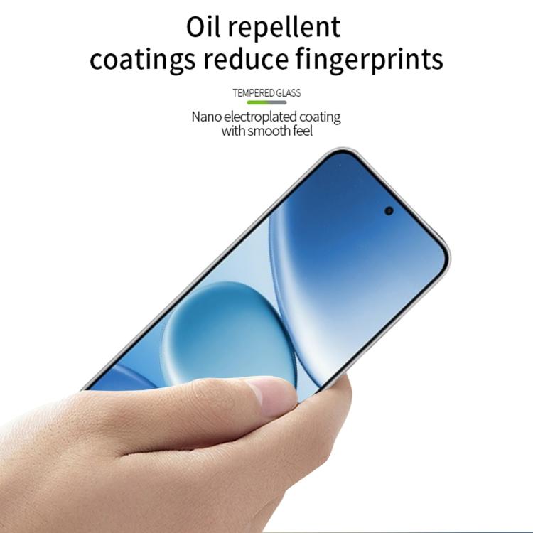 For Redmi Note 15 Pro Global 163.6mm PINWUYO 9H 2.5D Full Screen Tempered Glass Film - Black