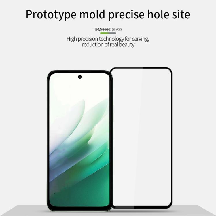 For Redmi 15 4G EU 171mm / Poco M7 Plus PINWUYO 9H 2.5D Full Screen Tempered Glass Film - Black