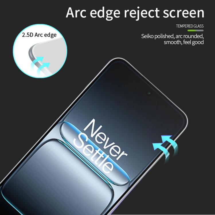 For OnePlus Ace 5 Ultra MOFI 9H 2.5D Full Screen Tempered Glass Film - Black