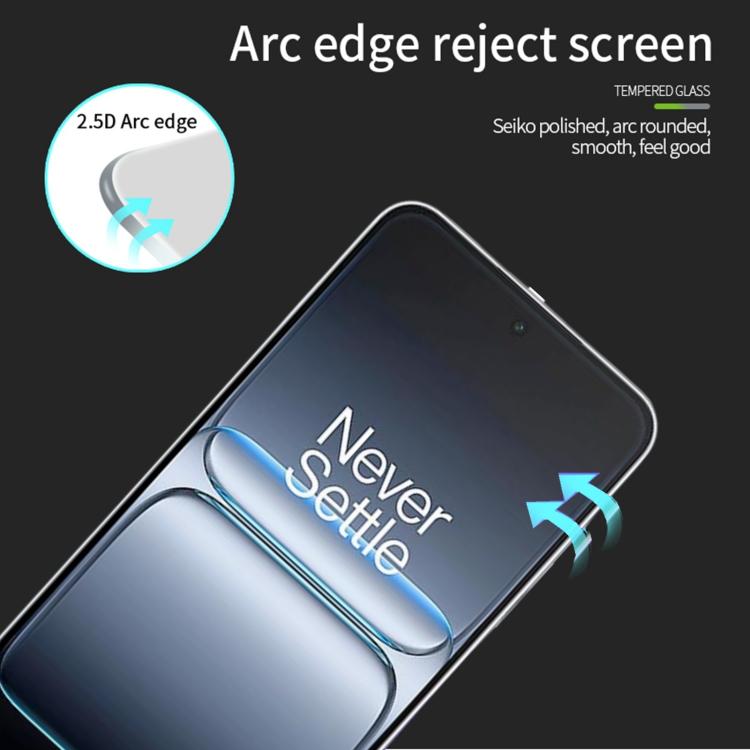For OnePlus Nord 5 MOFI 9H 2.5D Full Screen Tempered Glass Film - Black