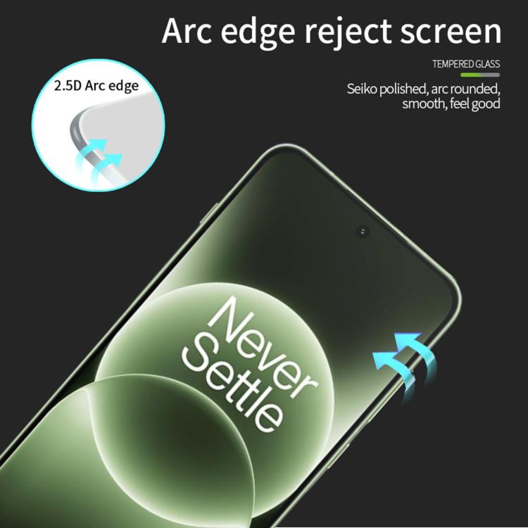 For OnePlus 15R / Ace 6T Unlock MOFI 9H 2.5D Full Screen Tempered Glass Film - Black