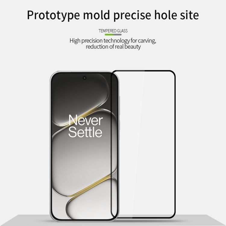 For OnePlus Turbo 6 / Turbo 6V MOFI 9H 2.5D Full Screen Tempered Glass Film - Black