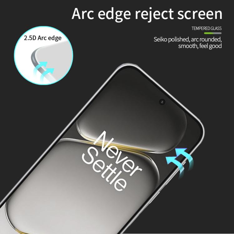 For OnePlus Turbo 6 / Turbo 6V MOFI 9H 2.5D Full Screen Tempered Glass Film - Black