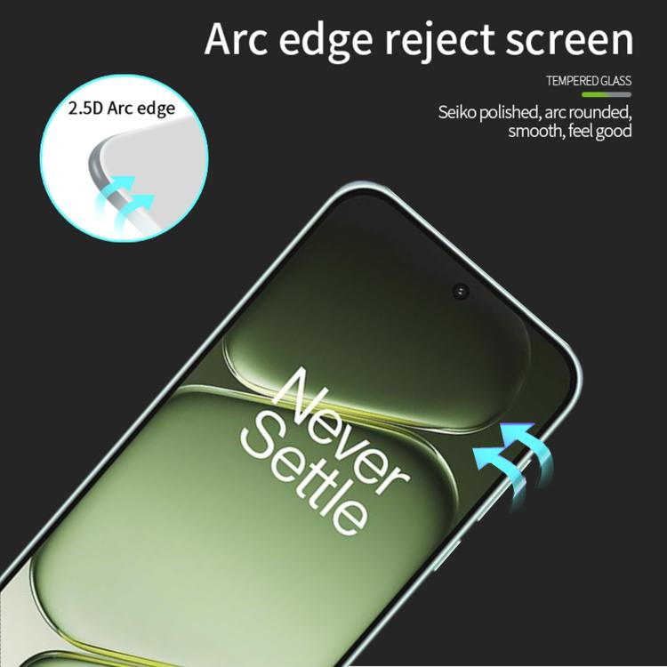 For OnePlus Nord 6 MOFI 9H 2.5D Full Screen Tempered Glass Film - Black