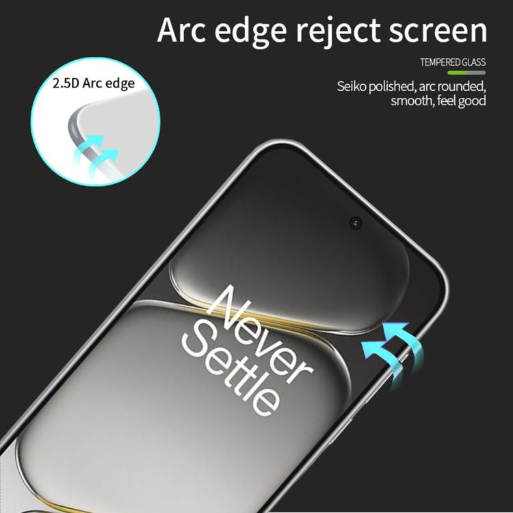 For OnePlus Nord CE6 MOFI 9H 2.5D Full Screen Tempered Glass Film - Black