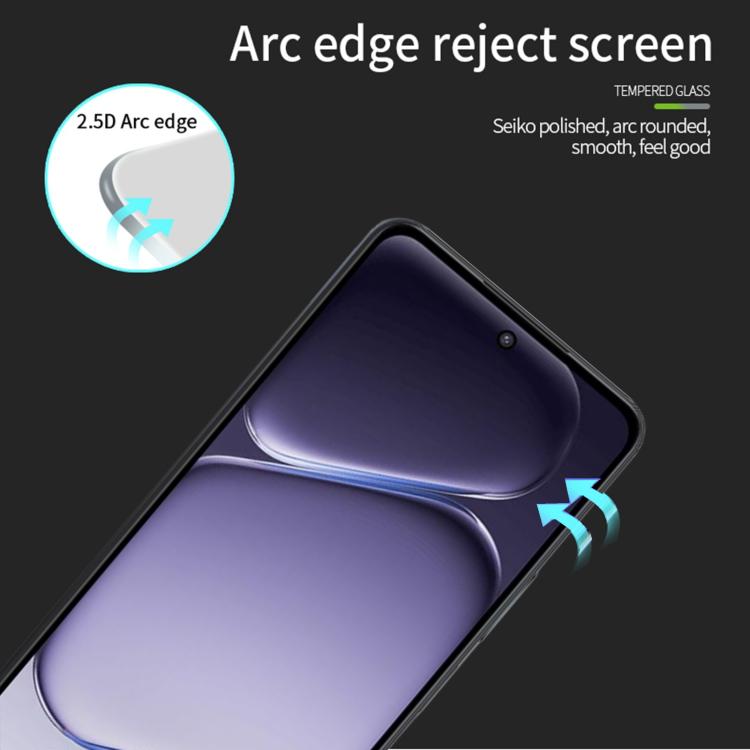 For OnePlus Nord CE6 Lite MOFI 9H 2.5D Full Screen Tempered Glass Film - Black