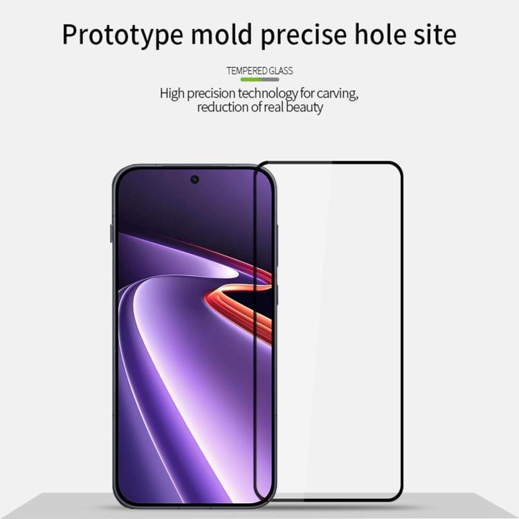 For OnePlus Ace 6 Ultra MOFI 9H 2.5D Full Screen Tempered Glass Film - Black