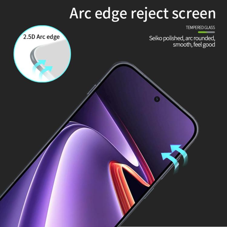 For OnePlus Ace 6 Ultra MOFI 9H 2.5D Full Screen Tempered Glass Film - Black