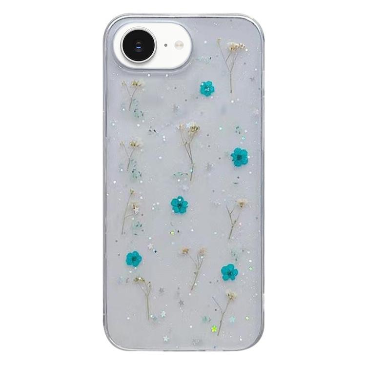 For iPhone 17e / 16e Gypsophila Flowers Pattern TPU Protective Phone Case