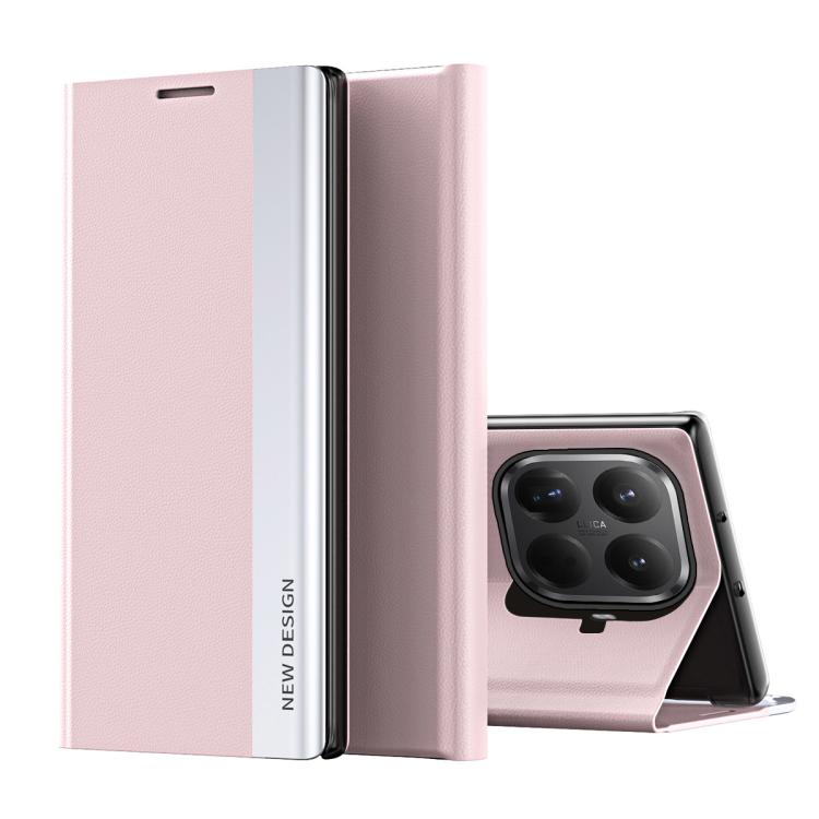 For Xiaomi 15T Pro Side Electroplated Adsorption Leather Phone Case