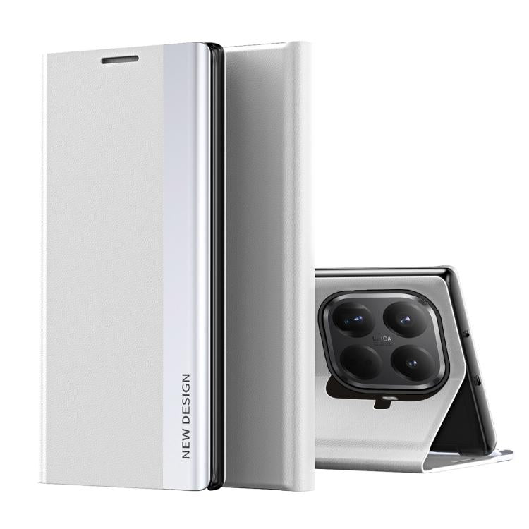 For Xiaomi 15T Pro Side Electroplated Adsorption Leather Phone Case