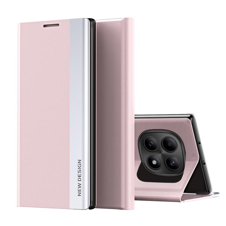 For Redmi Note 15 4G / 5G Global 164mm Side Electroplated Adsorption Leather Phone Case