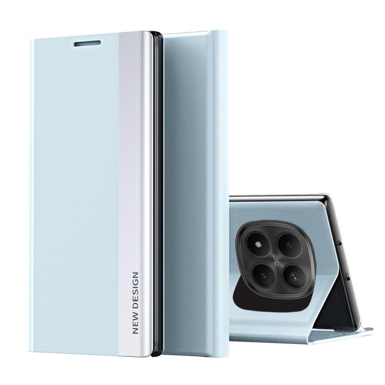 For Redmi Note 15 Pro 5G Global 163.6mm Side Electroplated Adsorption Leather Phone Case