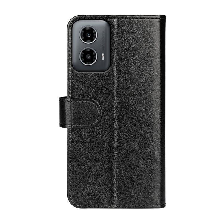 For Motorola Moto G34 R64 Texture Horizontal Flip Leather Phone Case