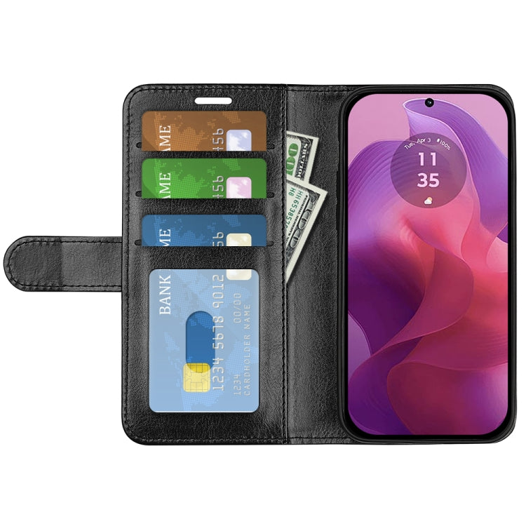 For Motorola Moto G24 R64 Texture Horizontal Flip Leather Phone Case