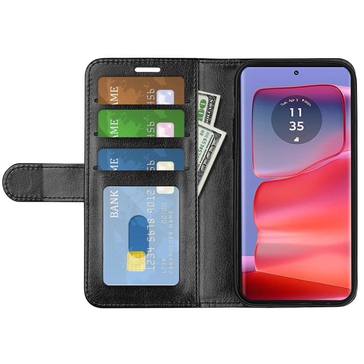 For Motolora Edge 50 Pro R64 Texture Horizontal Flip Leather Phone Case