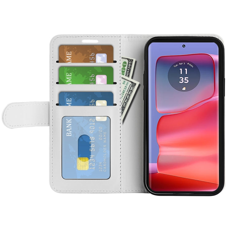 For Motolora Edge 50 Pro R64 Texture Horizontal Flip Leather Phone Case