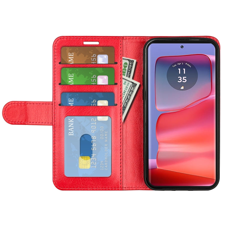 For Motolora Edge 50 Pro R64 Texture Horizontal Flip Leather Phone Case