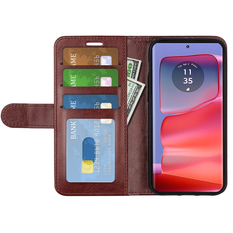 For Motolora Edge 50 Pro R64 Texture Horizontal Flip Leather Phone Case