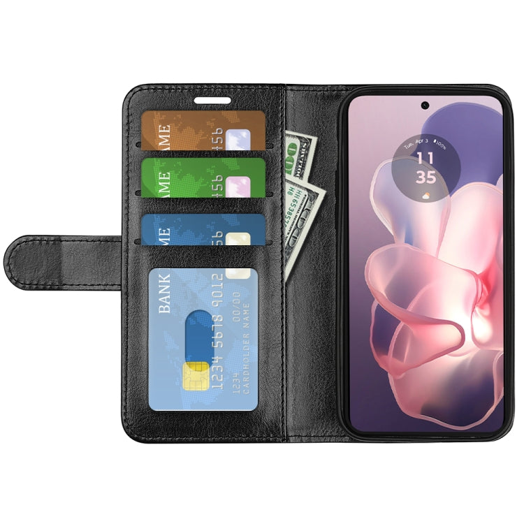 For Motorola Moto G Power 5G 2024 R64 Texture Horizontal Flip Leather Phone Case