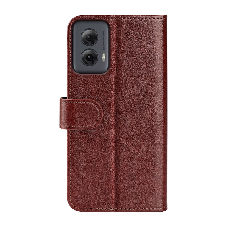 For Motorola Moto G Power 5G 2024 R64 Texture Horizontal Flip Leather Phone Case