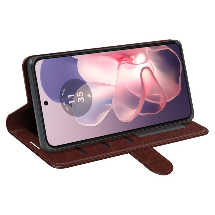 For Motorola Moto G Power 5G 2024 R64 Texture Horizontal Flip Leather Phone Case