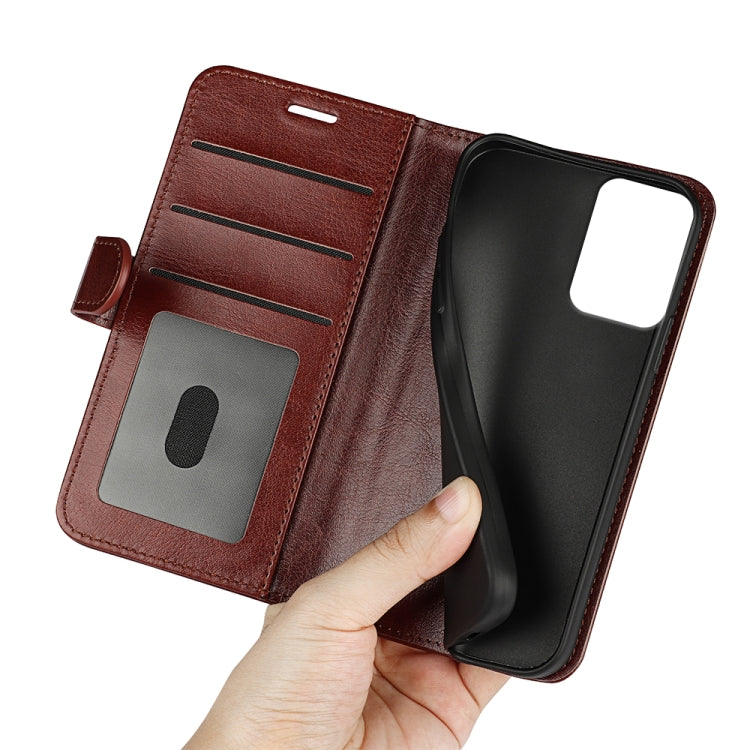 For Motorola Moto G Power 5G 2024 R64 Texture Horizontal Flip Leather Phone Case