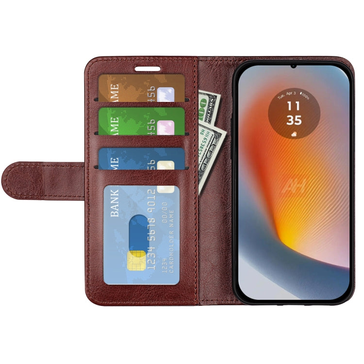 For Motorola Edge 50 Fusion R64 Texture Horizontal Flip Leather Phone Case