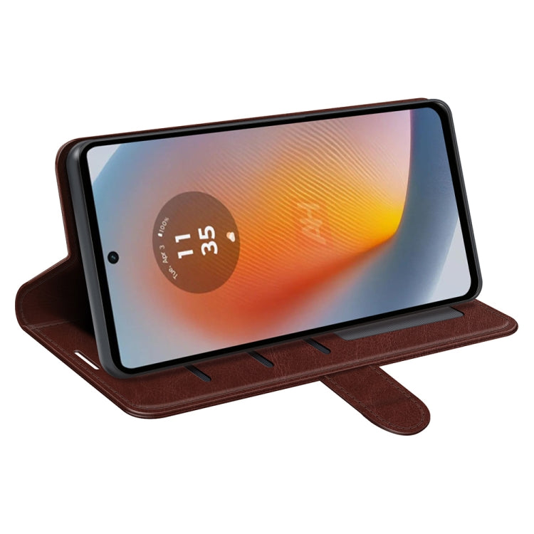 For Motorola Edge 50 Fusion R64 Texture Horizontal Flip Leather Phone Case