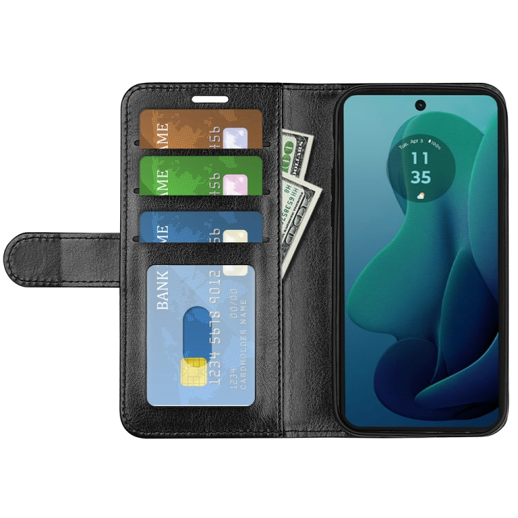 For Motorola Moto G 5G 2024 R64 Texture Horizontal Flip Leather Phone Case