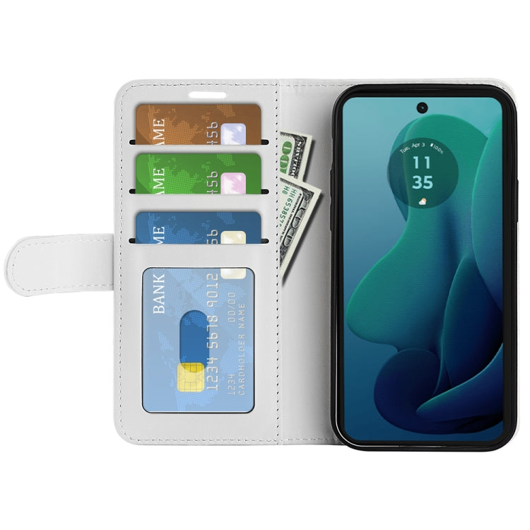 For Motorola Moto G 5G 2024 R64 Texture Horizontal Flip Leather Phone Case