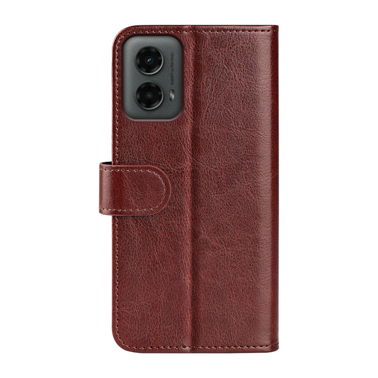 For Motorola Moto G 5G 2024 R64 Texture Horizontal Flip Leather Phone Case