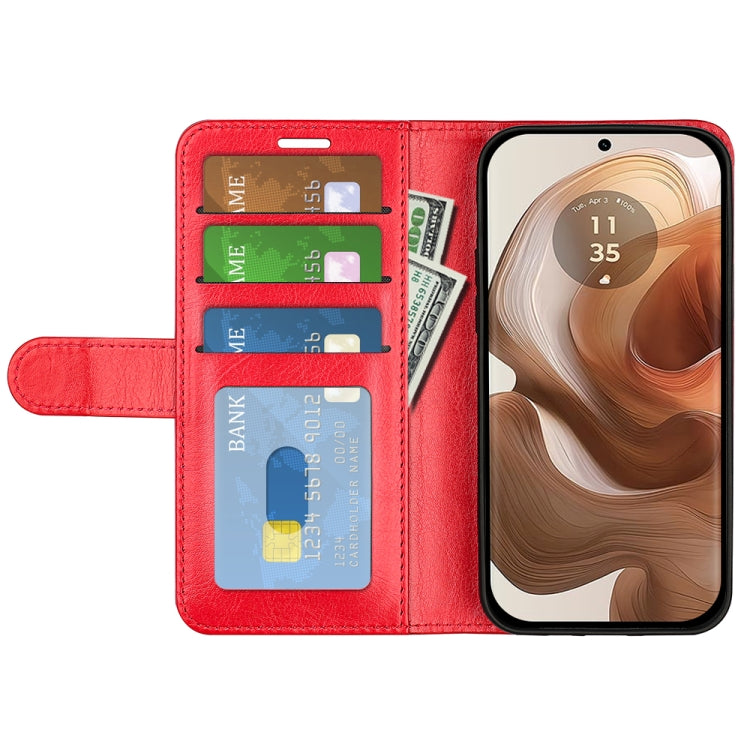 For Motorola Edge 50 Ultra R64 Texture Horizontal Flip Leather Phone Case