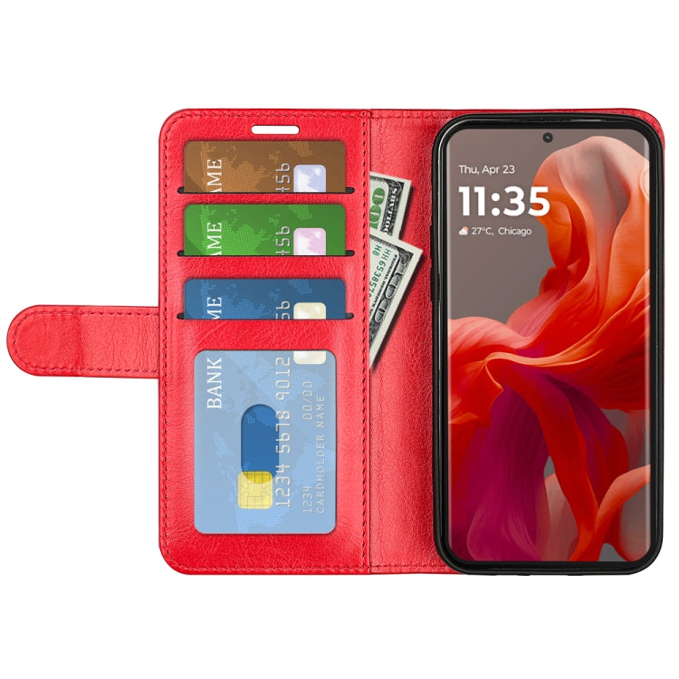 For Motorola Moto G85 5G R64 Texture Horizontal Flip Leather Phone Case