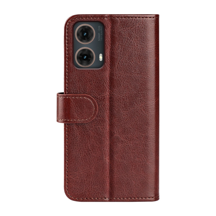 For Motorola Moto G85 5G R64 Texture Horizontal Flip Leather Phone Case