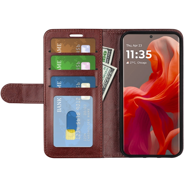 For Motorola Moto G85 5G R64 Texture Horizontal Flip Leather Phone Case