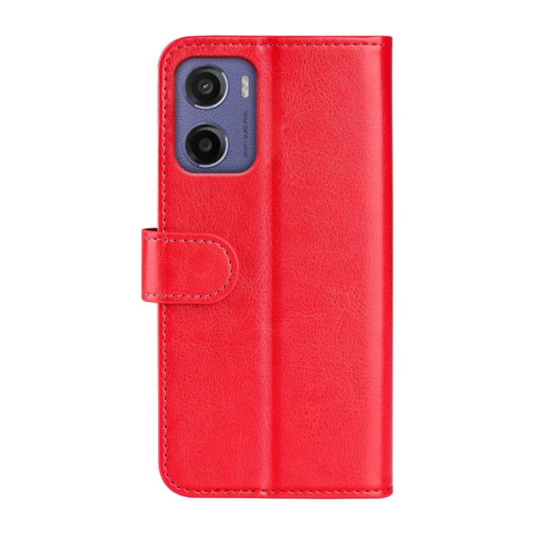 For Motorola Moto E15 R64 Texture Horizontal Flip Leather Phone Case