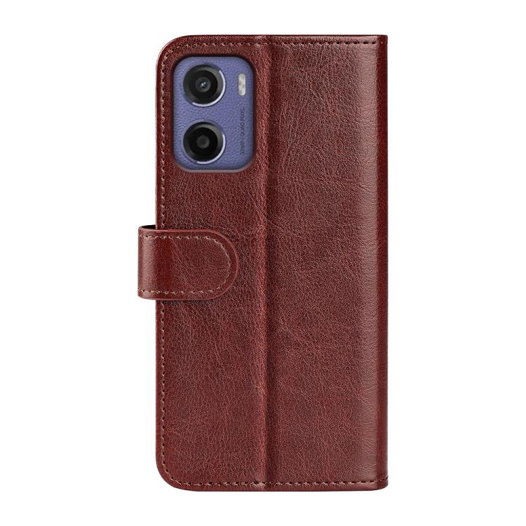 For Motorola Moto E15 R64 Texture Horizontal Flip Leather Phone Case