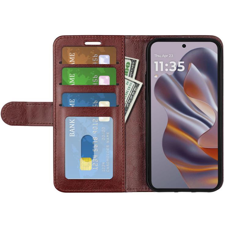 For Motorola Edge 50 Neo R64 Texture Horizontal Flip Leather Phone Case