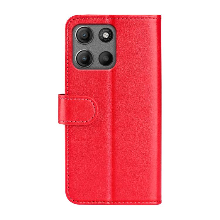 For Motorola Moto G15 R64 Texture Horizontal Flip Leather Phone Case