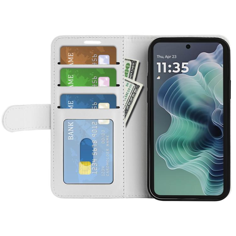 For Motorola Moto G35 R64 Texture Horizontal Flip Leather Phone Case