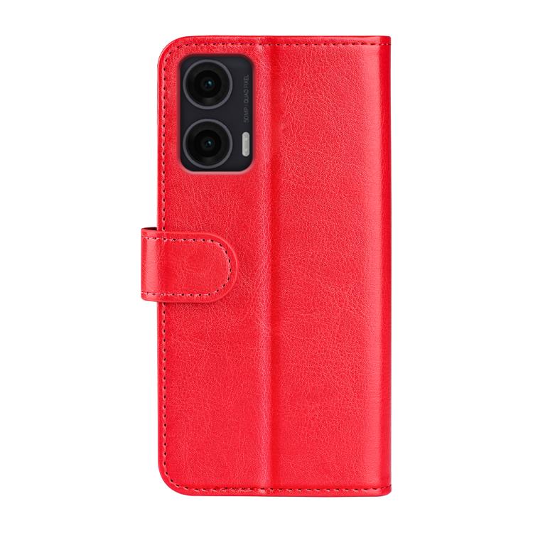 For Motorola Moto G35 R64 Texture Horizontal Flip Leather Phone Case