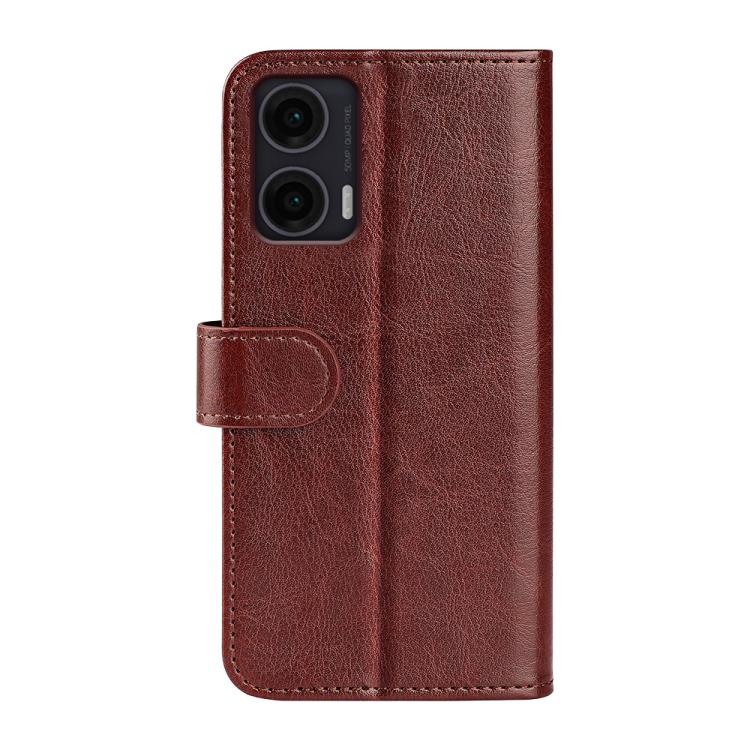 For Motorola Moto G35 R64 Texture Horizontal Flip Leather Phone Case