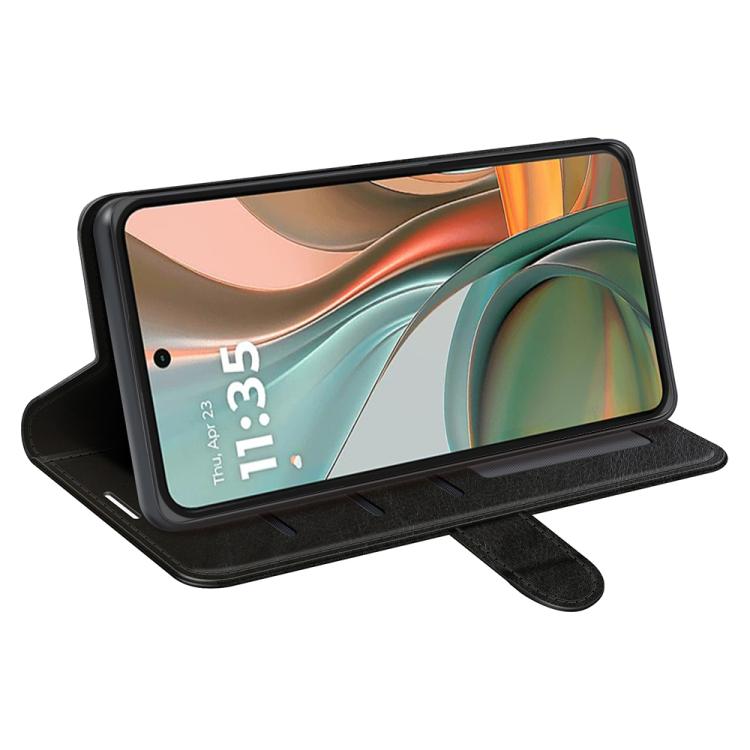 For Motorola Moto G75 R64 Texture Horizontal Flip Leather Phone Case