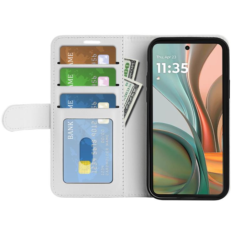 For Motorola Moto G75 R64 Texture Horizontal Flip Leather Phone Case