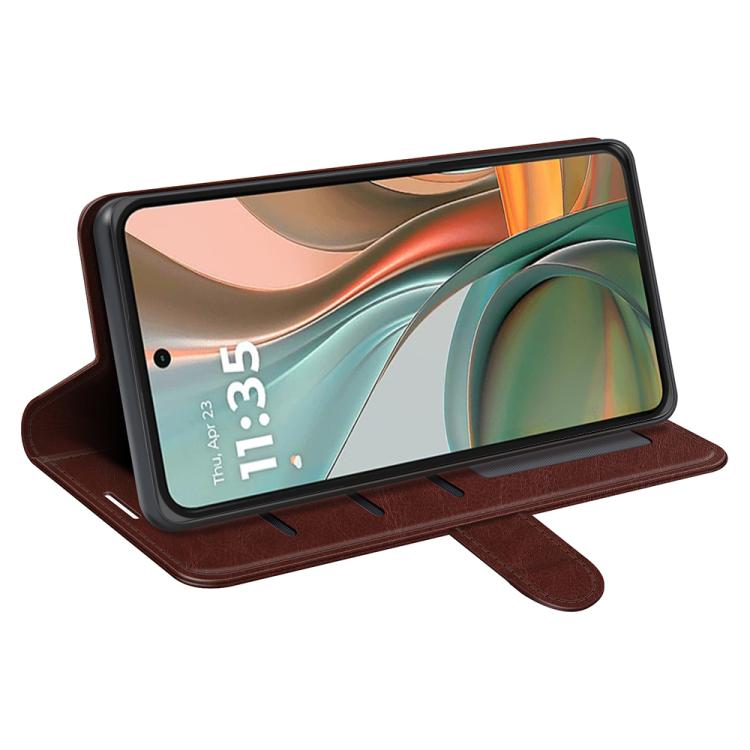 For Motorola Moto G75 R64 Texture Horizontal Flip Leather Phone Case