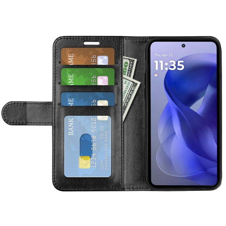 For Motorola Moto G Power 2025 R64 Texture Horizontal Flip Leather Phone Case