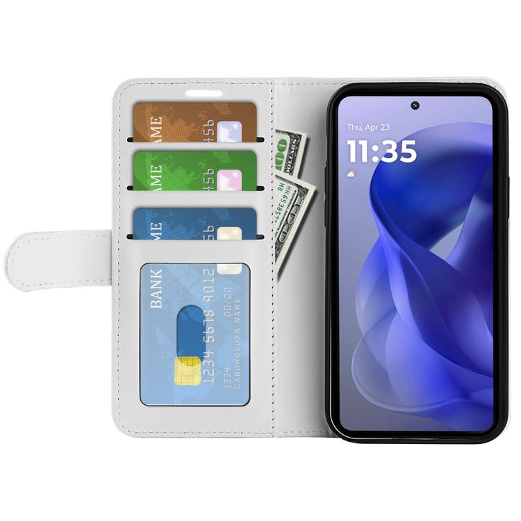 For Motorola Moto G Power 2025 R64 Texture Horizontal Flip Leather Phone Case