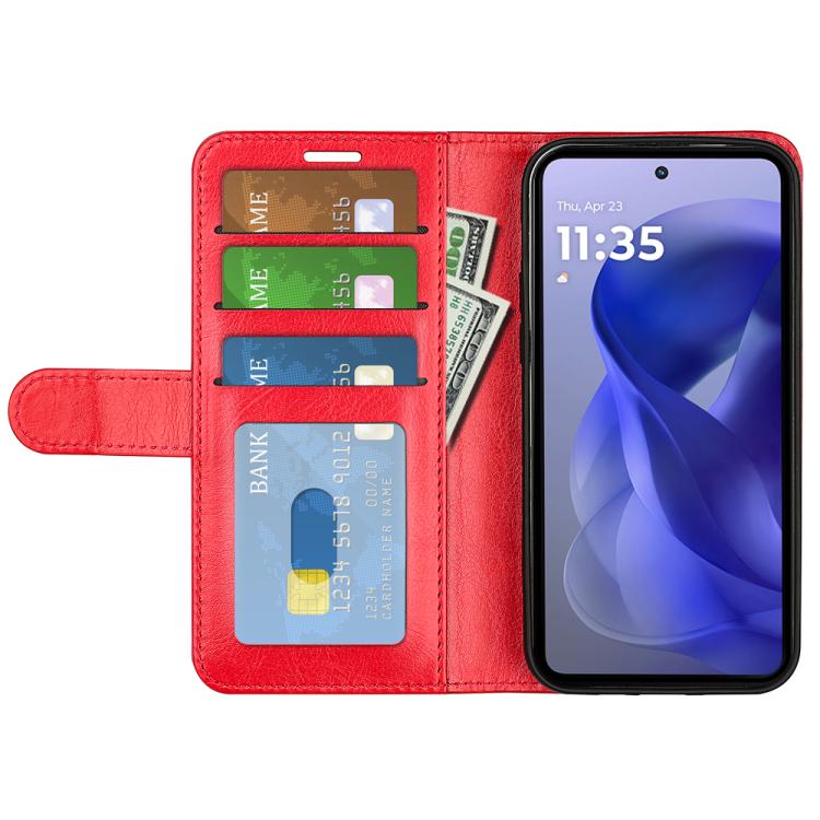 For Motorola Moto G Power 2025 R64 Texture Horizontal Flip Leather Phone Case