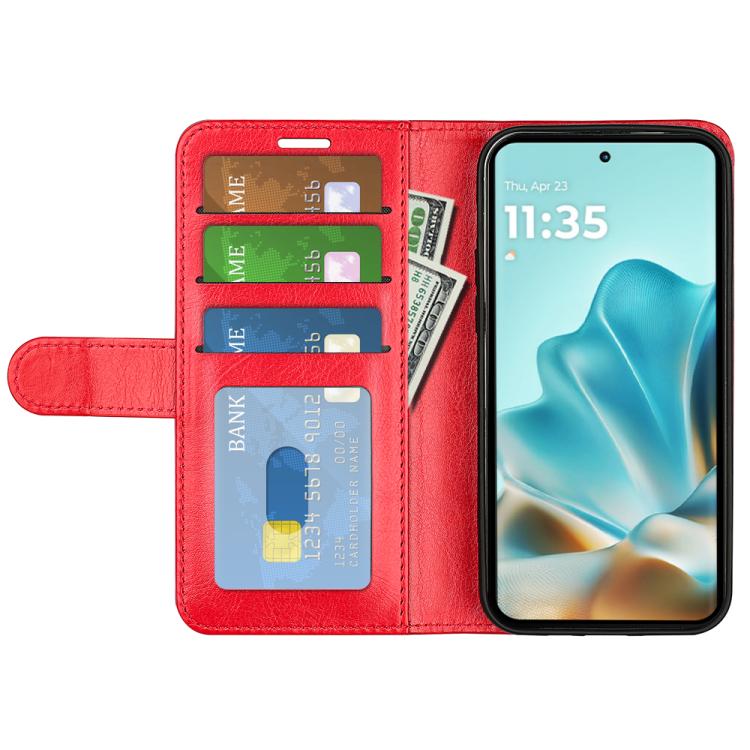 For Motorola Edge 60 / 60 Fusion R64 Texture Horizontal Flip Leather Phone Case